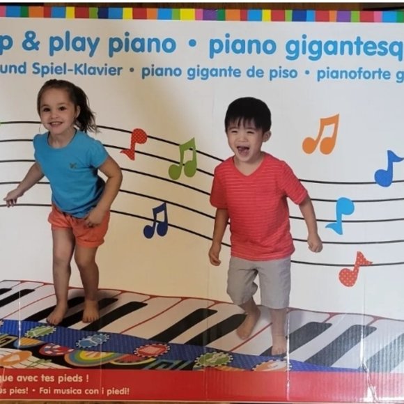 Alex Gigantic Step & Play Piano Keyboard Playmat 8 Instrument Sound 72"x30" NEW - Picture 2 of 3